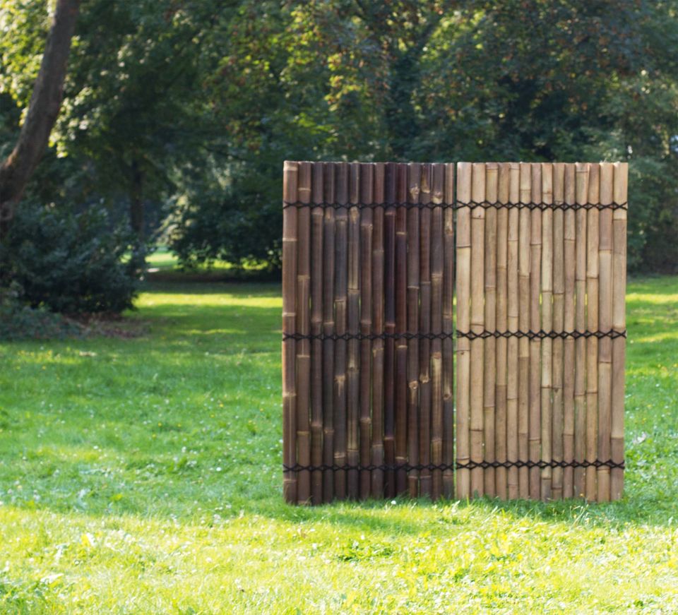 Bambus Zaun Gartenzaun Holz Sichtschutz Verkauf Stein-mosaik NRW in Herne