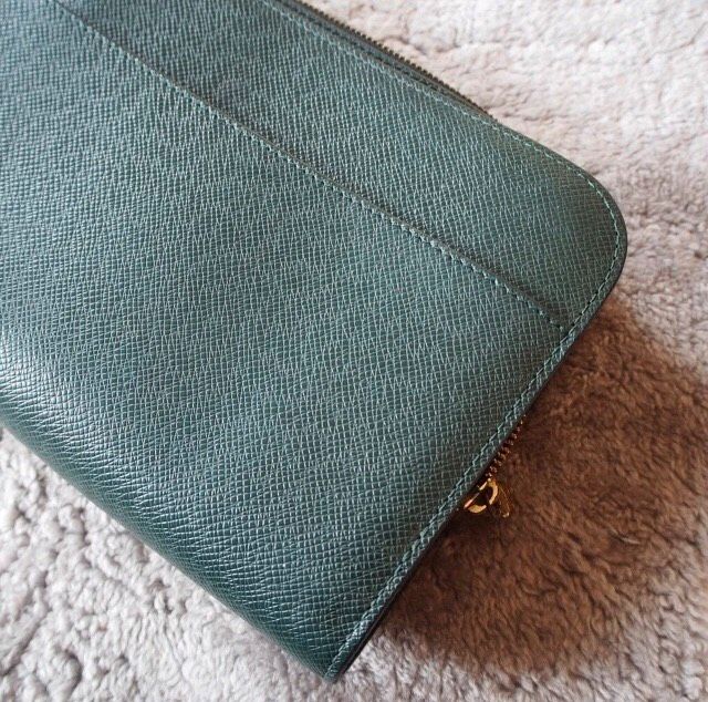 Original Louis Vuitton Clutch Tasche bag porch grün green in Trier