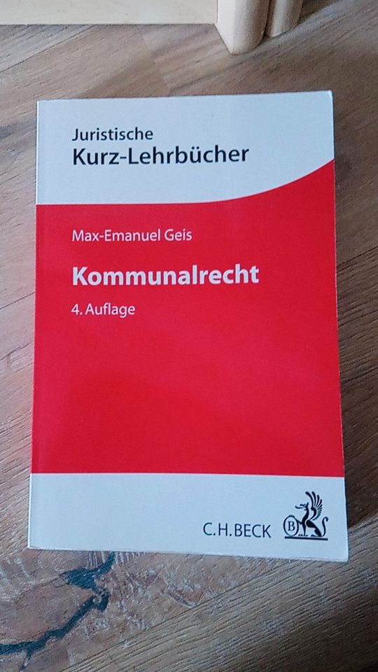 Geis: Lehrbuch Kommunalrecht, 2016 in Leipzig