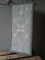 Stuck Wandbild handgefertigt Jugendstil Ornament Shabby Chic grau Bayern - Essenbach Vorschau