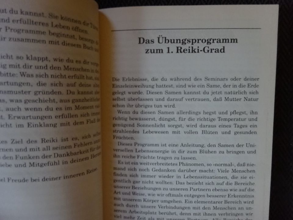 Buch - Die Praxis des Reiki - Dai Komio -  Distel  + Wellmann in Kempten