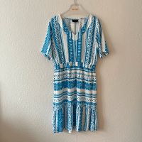Tessentials Kleid Tunika Sommerkleid weiß blau Muster H&M Boho L Niedersachsen - Oldenburg Vorschau