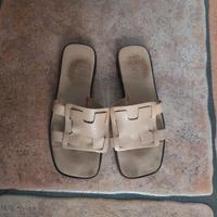 Hermès Sandalen original flach beige 40,5 Köln - Riehl Vorschau