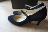 Evita Pumps Veloursleder schwarz Gr.39 7,5 cm neuwertig Brandenburg - Hennigsdorf Vorschau