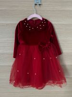 Mädchen festliches rotes Kleid Langarm Gr.80 Bayern - Niederwinkling Vorschau