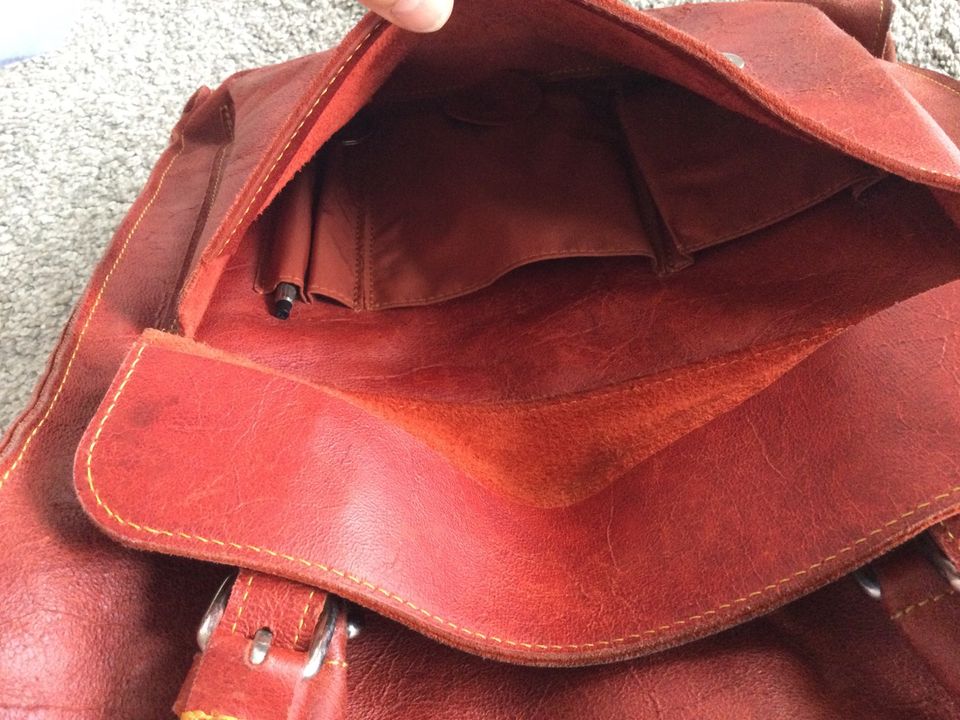 Tasche, Ledertasche - Vintage von JOST in Leipzig