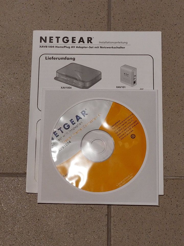 Netgear Powerline 200AV-Adapter 4 Port XAVB1004 (200 MBit/s) in Haag a.d.Amper