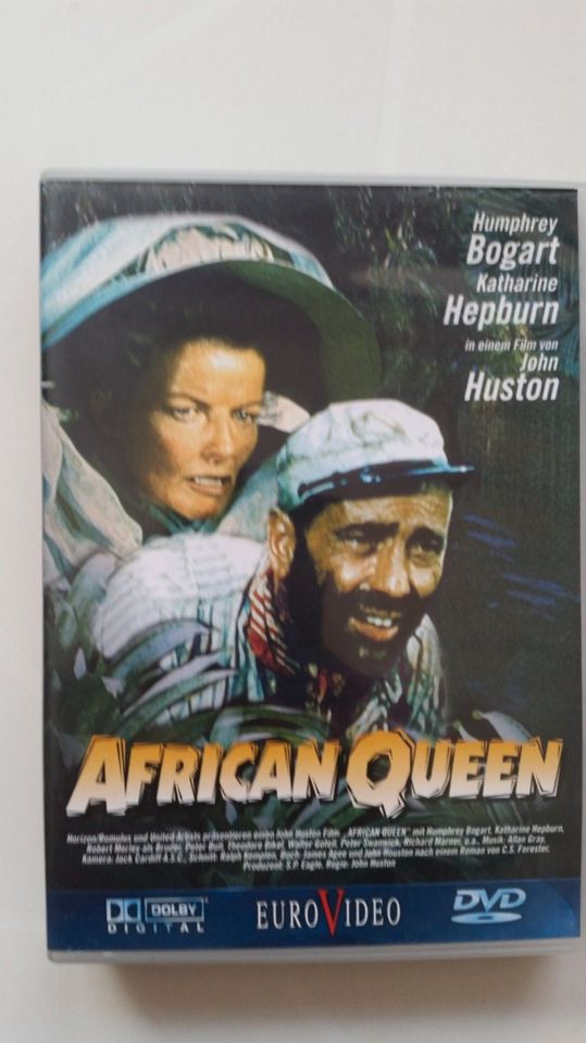 African Queen mit Humphrey Bogart + Katharine Hepburn Klassiker in Dannstadt-Schauernheim