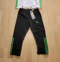 Adidas 3/4 Laufhose schwarz grün Bayern - Königsmoos Vorschau