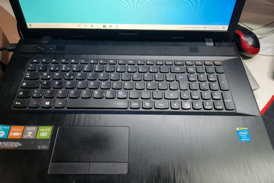 Lenovo G700 Laptop 17"  Intel 2.4GHz 4GB Ram 220GB SSD in Pfungstadt
