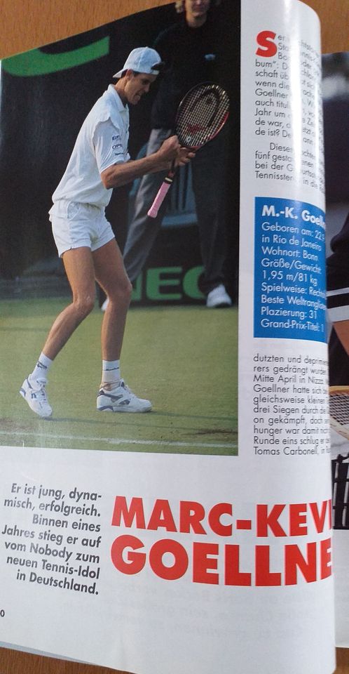 Magazin des Davis Cup Finales 1993 Düsseldorf Tennis D / Austr in Velbert