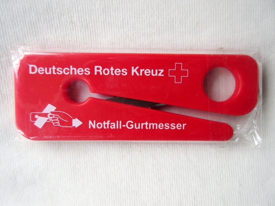 Notfall-Gurtmesser Gurtschneider DRK Deutsches Rotes Kreuz *NEU