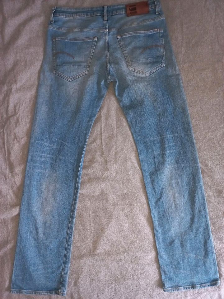 Gstar raw 3301 straight Jeans W33/L34 hellblau in Nienhagen