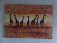 großes Bild Leinwand Giraffe 98 cm x 68 cm Bayern - Bruckberg bei Landshut Vorschau