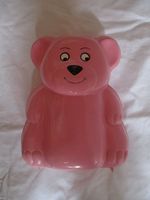 Plastik-Teddy-Köfferchen, aufklappbar 30 cm, Dialene 1970er Bayern - Kipfenberg Vorschau