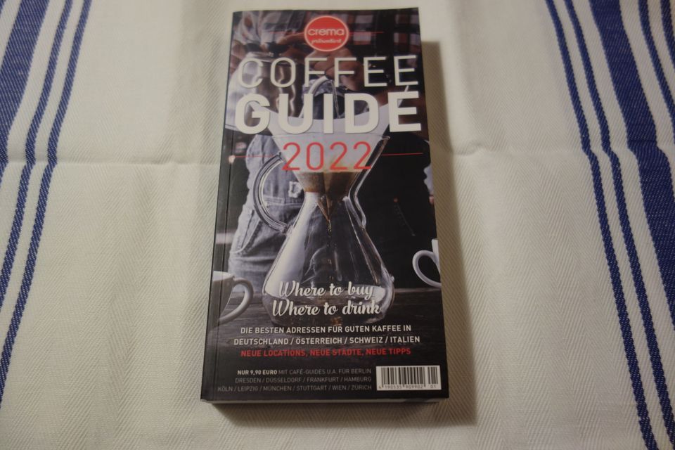 COFFEE GUIDE 2022 ** VON CREMA ** UNBENUTZT %% SALE %% REDUZIERT in Dannenberg (Elbe)