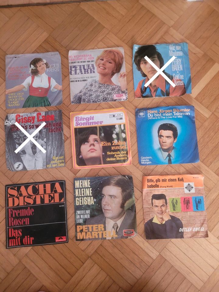 Alte Schallplatten, Singles, sehr viele in Gerlingen