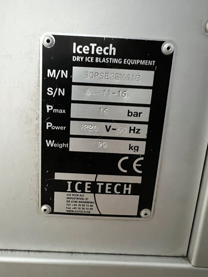 Trockeneisstrahlgerät- Icetech KG50 - Strahlgerät - Trockeneis in Großröhrsdorf