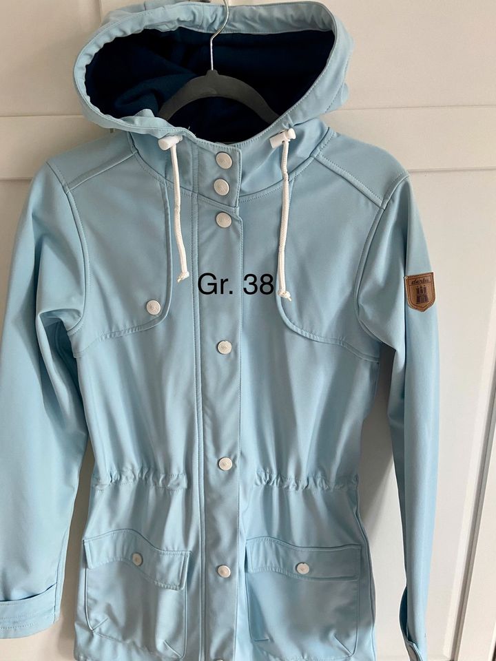 Derbe Softshelljacke Hellblau 38 in Flensburg