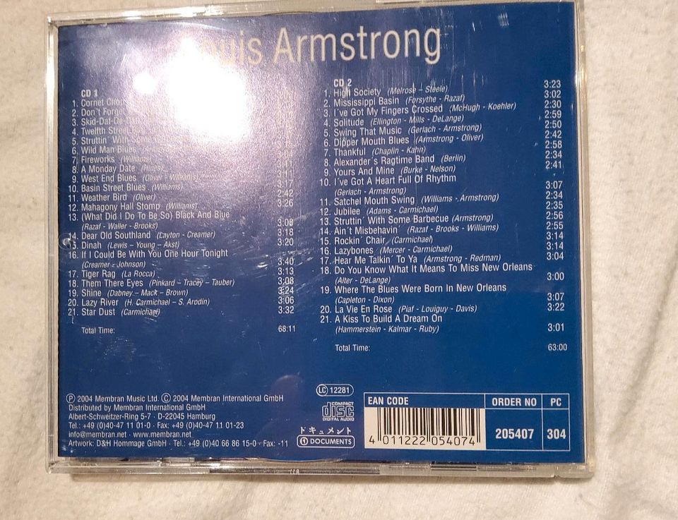 Jazz Musik-CDs (div: Louis Armstrong, Miles Davis, Getz, Goodman) in Lambrecht (Pfalz)