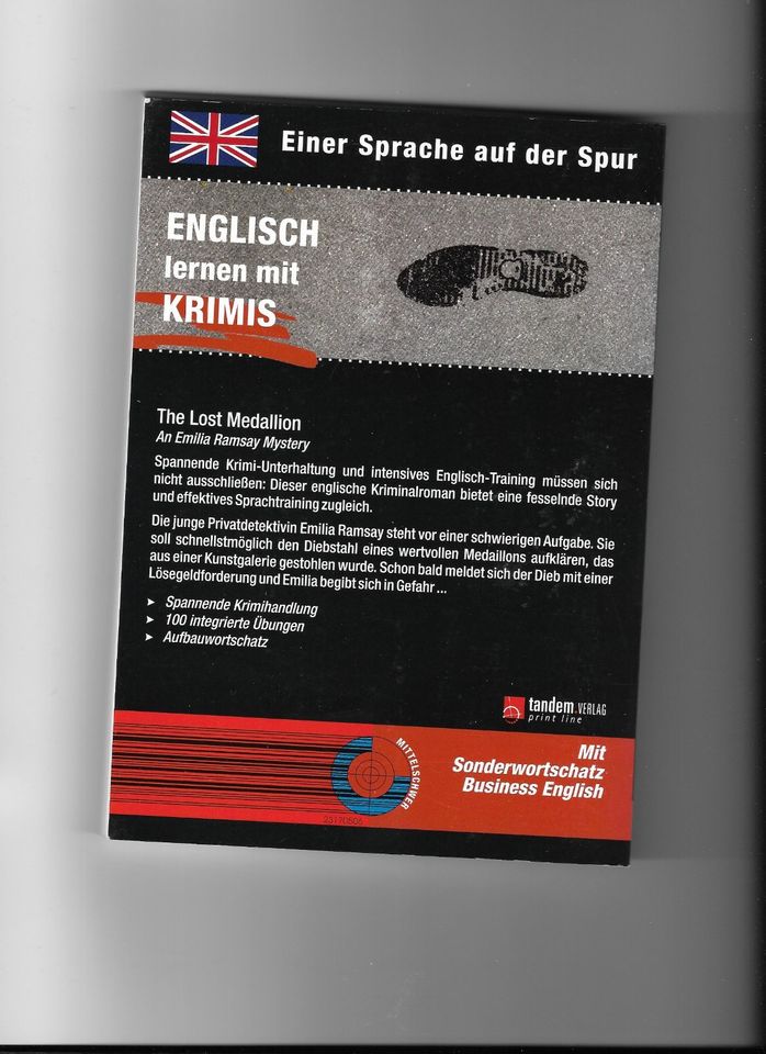 4x Englisch lernen mit Krimis, zusammen 2  € in Frankenthal (Pfalz)