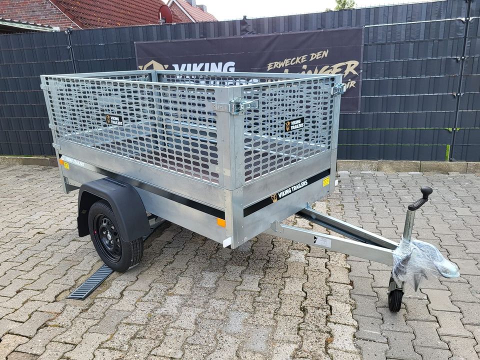 Viking FREYA mit Gitteraufsatz PKW Anhänger 750 kg in Südbrookmerland