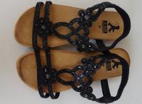 Sehr bequeme Schlupf-Sandalen in schwarz in Gr. 38 (ca. 24,5 cm) Kr. München - Unterschleißheim Vorschau