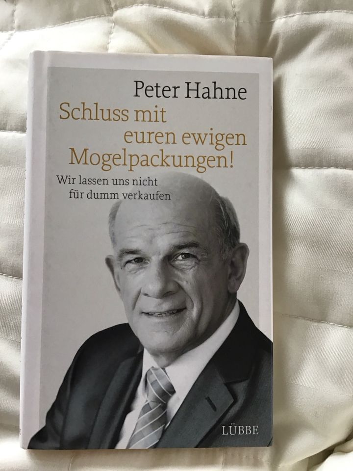 Peter Hahne, Schluss mit euren ewigen Mogelverpackungen NEU in Weil am Rhein