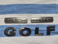 VW Golf 6 Originale MATCH und GOLF Embleme Nordrhein-Westfalen - Langenfeld Vorschau