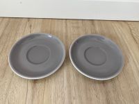 Dibbern Solid Color 2x Untertasse Espresso Kiesel grau NEU Hamburg - Harburg Vorschau