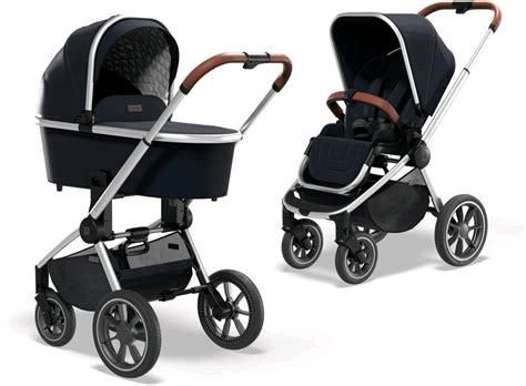 Kinderwagen Moon Resea S, blau mit Silber Gestell in Rostock