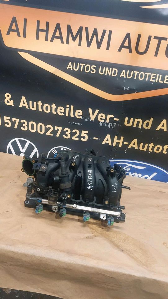 Opel astra H zafira B ansaugkrümmer ansaugbrüke 1.6 Benz 1077890 in Bochum