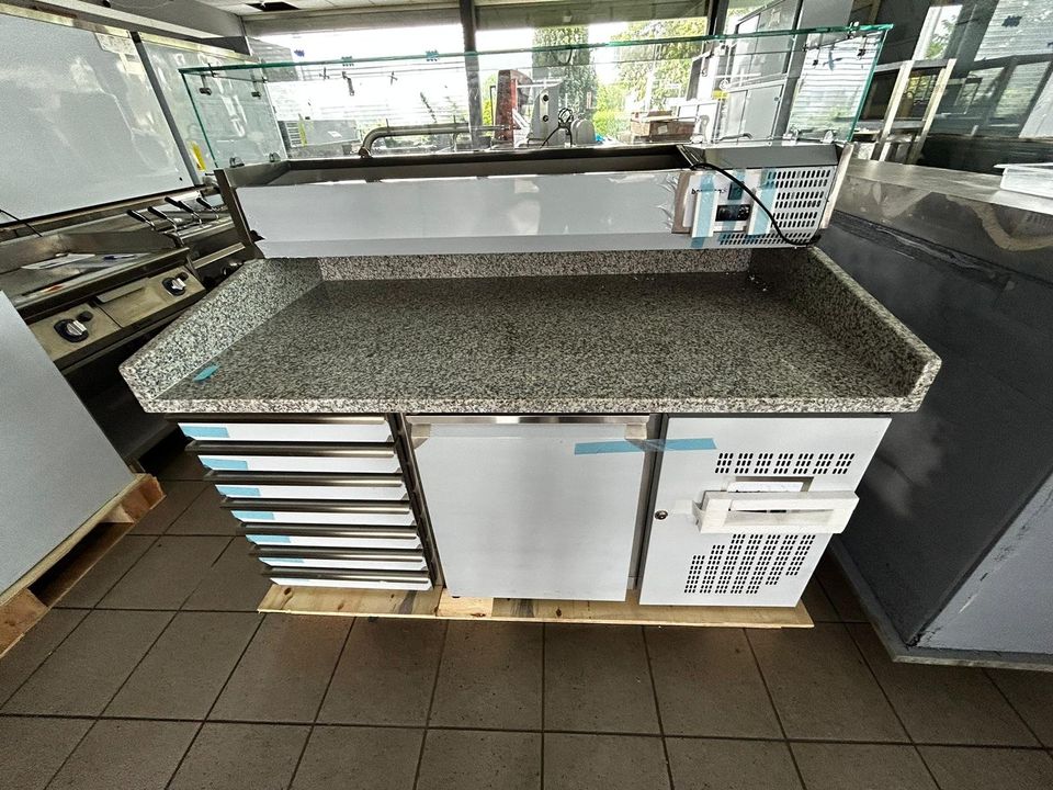 NEU Pizzatisch 150x80 cm Pizzakühltisch CK Gastro in Hünfelden