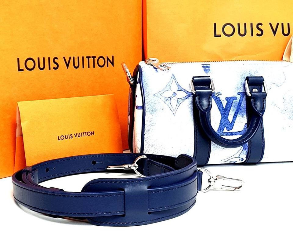 Louis Vuitton M45761 Keepall XS Bag Monogram Water bleu 189266 in Lübeck