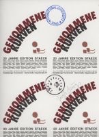Joseph Beuys Genommene Kurven handsigniert +  2-fach gestempelt Köln - Weiß Vorschau