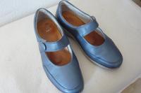 Waldläufer Damen Ballerinas silberblau Leder Klettverschluss  41 Nordrhein-Westfalen - Herten Vorschau