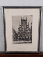 Münster i. W. Rathaus Original-Radierung Prof. Geissler signiert Bielefeld - Bielefeld (Innenstadt) Vorschau