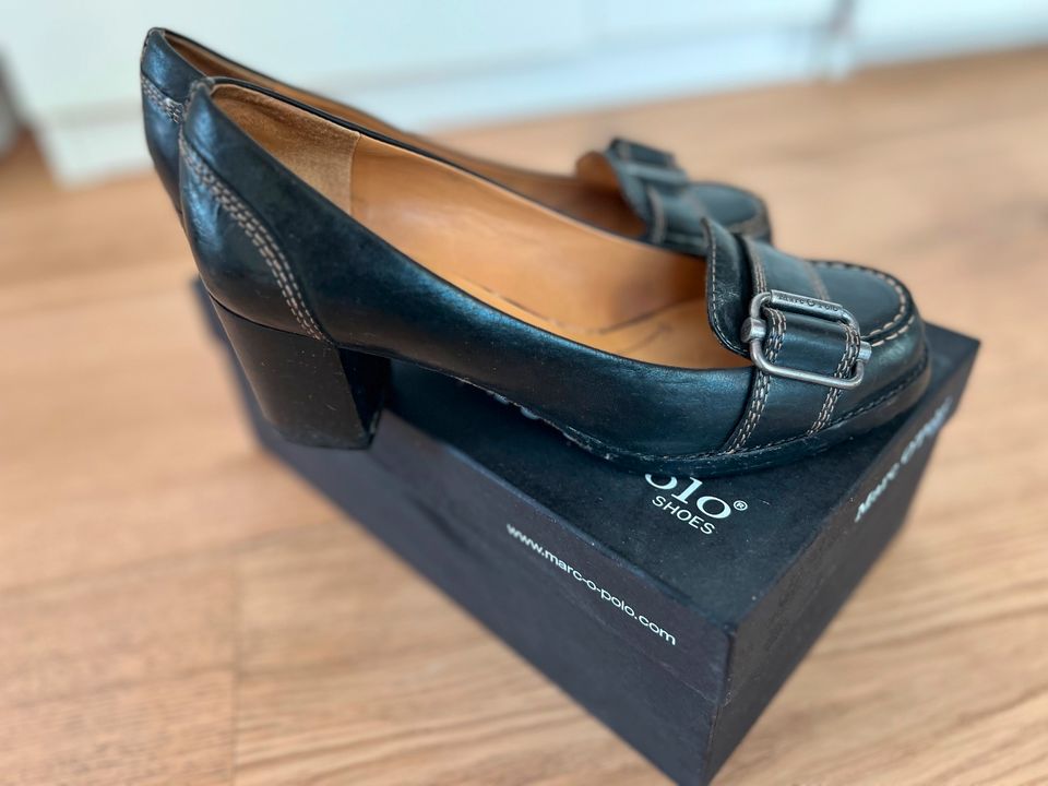 Marc O'Polo Pumps, schwarz, Gr. 38 in Ellwangen (Jagst)