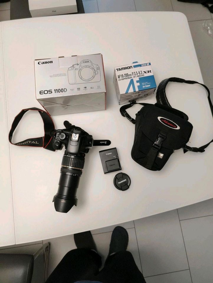 Spiegelreflexkamera Canon EOS 1100D mit Tamron Objektiv  18-200mm in Hagen