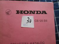 Original Honda CB 125 B6 Ersatzteilliste PATSLIST Teile Liste. Rheinland-Pfalz - Hallschlag Vorschau