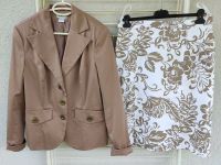 Blazer - taupe - plus passender Rock Größe 40 - Womens Selection Nordrhein-Westfalen - Waldbröl Vorschau