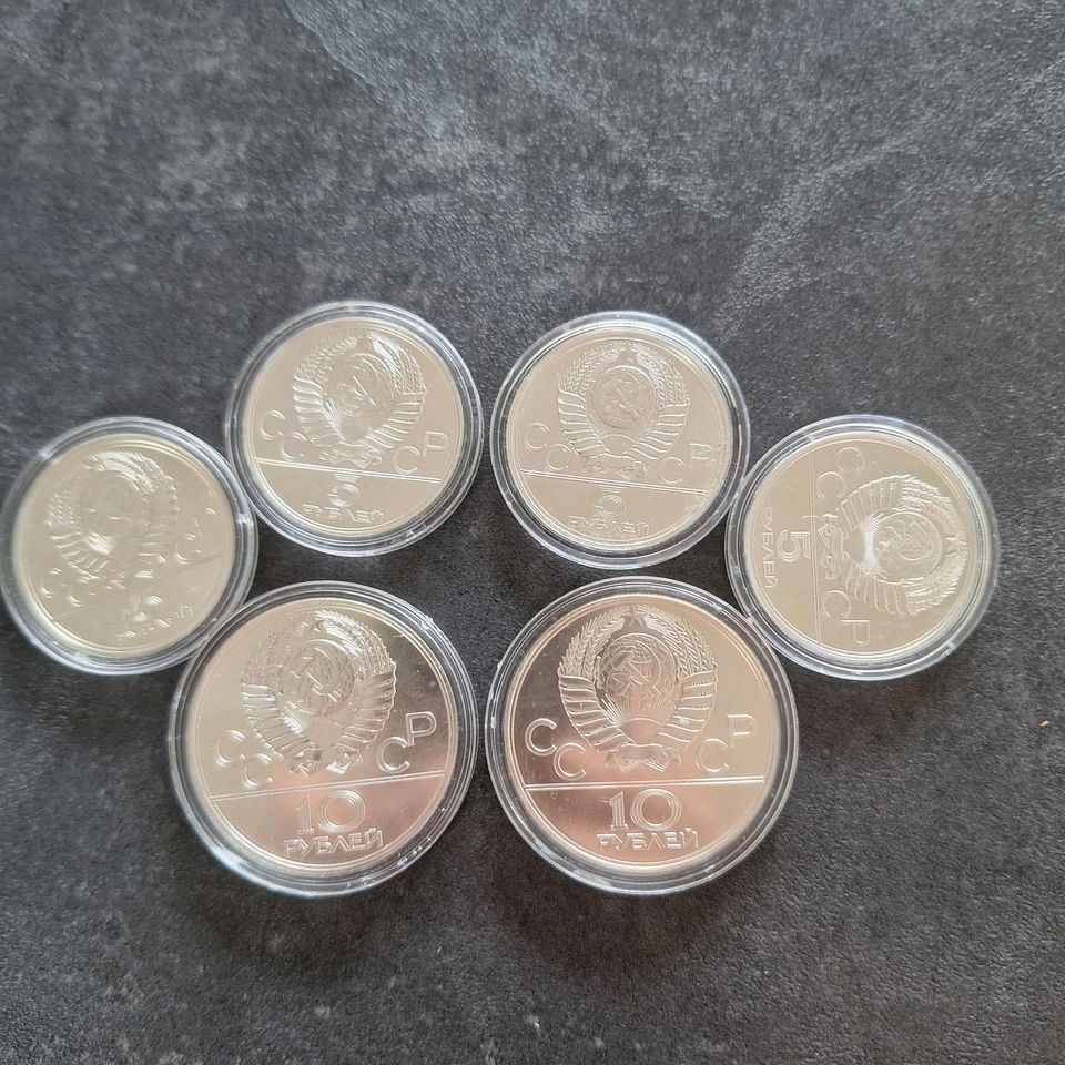 CCCP Silber Münzen in Isny im Allgäu