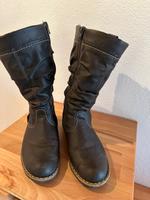 Winterstiefel Damen Rieker grau 39 Lammfell Bayern - Schöllkrippen Vorschau