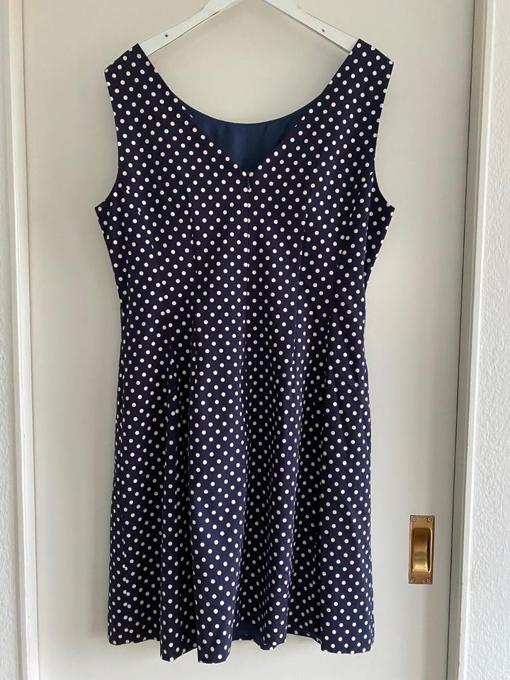 1 2 3 un deux trois blaues Kleid mit weißen Punkten Gr. 44 in München