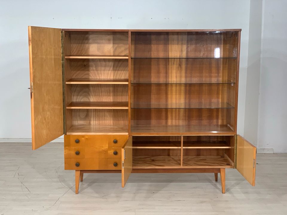 MID CENTURY HIGHBOARD SCHRANK WOHNZIMMERSCHRANK VINTAGE in Berlin