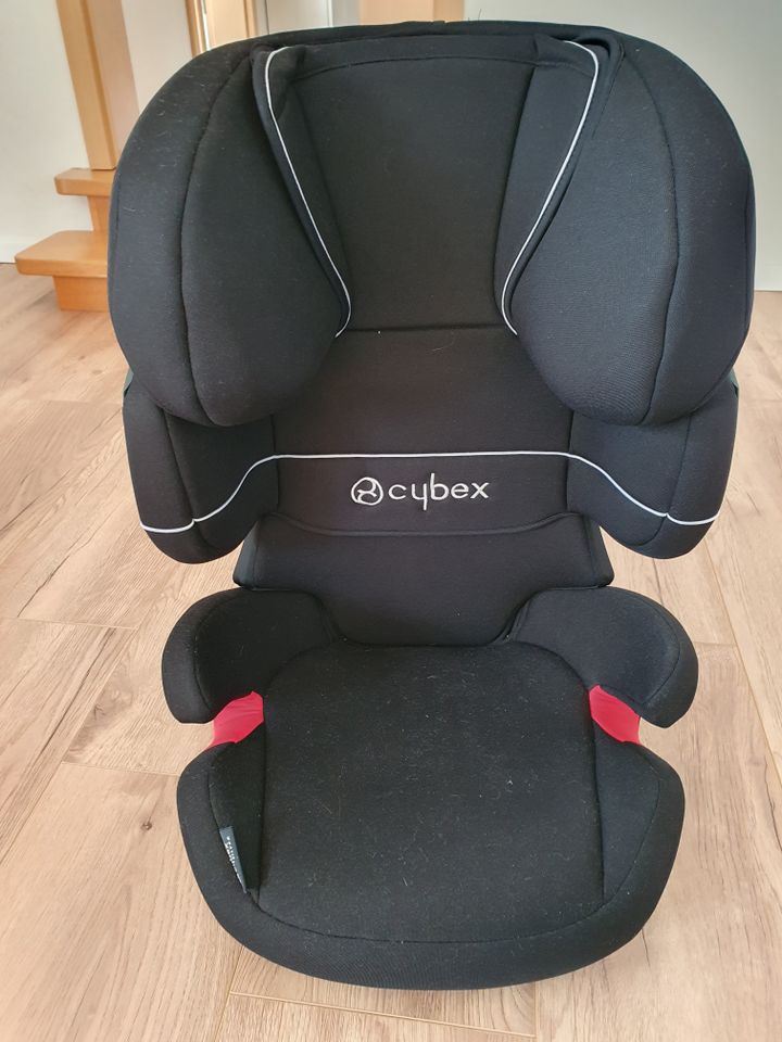 Cybex Solution X-Fix / Pure Black-black in Alpen