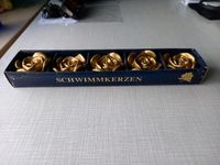 5 Schwimmkerzen in Roeenform Goldfarben Rheinland-Pfalz - Miehlen Vorschau
