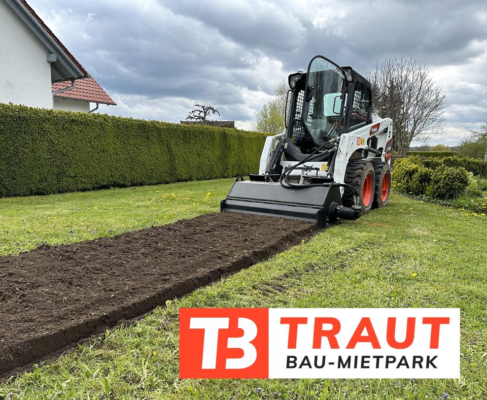 BOBCAT Gartenfräse, Erdfräse, Bodenfräse mit Bedienung im Stundenlohn in Heimertingen