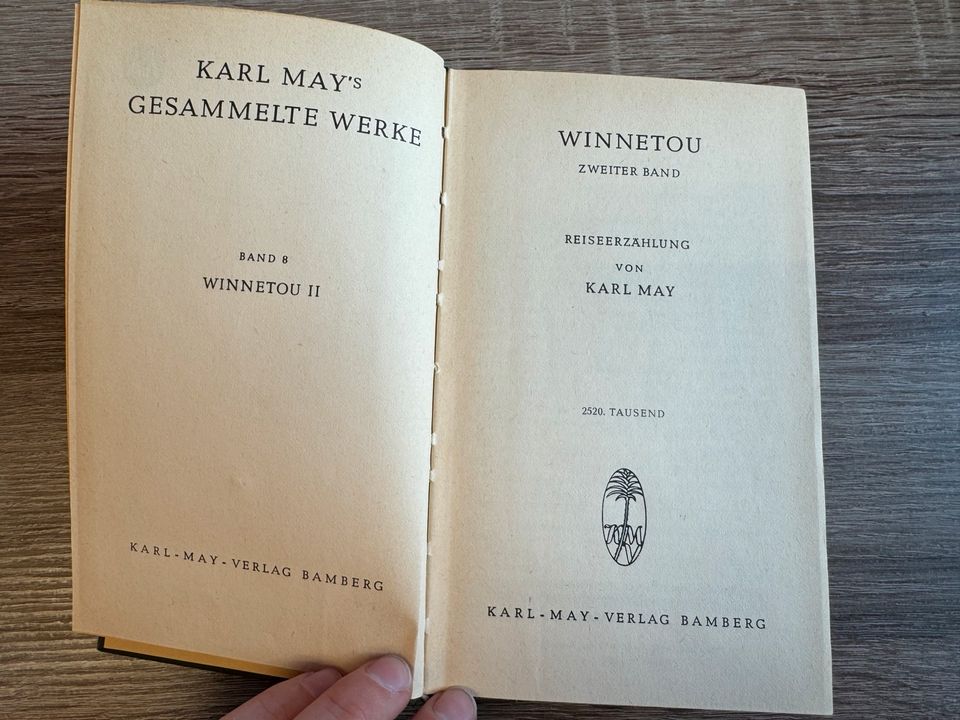 Winnetou II - Karl May - Sammelband Nr. 8 (Ausgabe 1951) in Kerpen