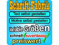 AUTO AUFKLEBER SPRÜCHE MOTIVE SCHRIFTZUG ZAHLEN SELBST GESTALTEN Stuttgart - Stuttgart-Mitte Vorschau